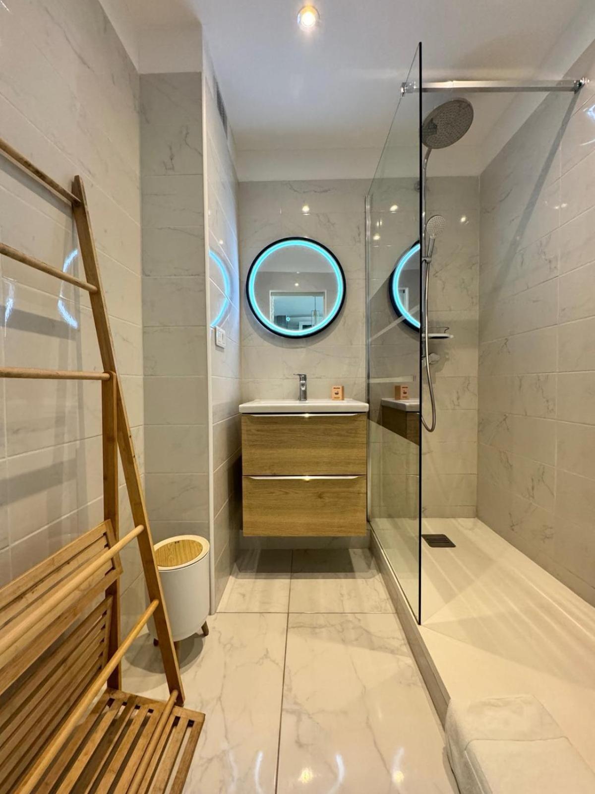 Villa D'Este - Apt 4 Prs - Clim - 300M Plage - Piscine-Parking En Option Juan-les-Pins Ngoại thất bức ảnh